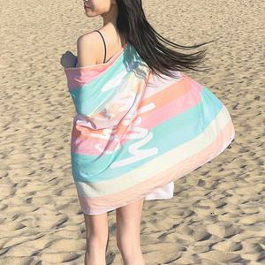 추천 특 물놀이 판초겸용 대형 똑딱이비치타올 프리미엄 1600*800 웨이비 워터파크 10종 큰수건