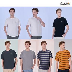 [하프클럽/아놀드파마]25SS데일리 코튼 반팔 티셔츠 7종, 남성