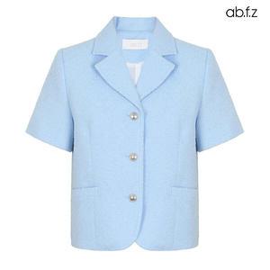 [ab.f.z] 카라넥 반팔 트위드 자켓 (AFX2QJ08A)710973