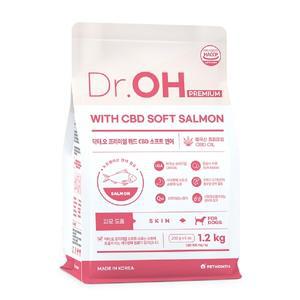 닥터오 프리미엄 위드 CBD 소프트 강아지 사료 연어 1.2kg