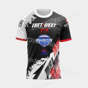 Men's T-shirt New Arm Fan East vs West 17 Jersey Wrist Training Fitness Match Day Outfit Comfortable
