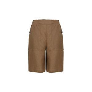 [하프클럽/보니스팍스](본사직영)린넨 밴딩 반바지 팬츠-BC21SL120