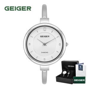 [공식본사정품] 가이거 GE1229WS 다이아 여성 뱅글시계 30mm (팔찌 추가증정) 타임메카