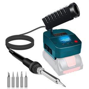 구매자의 선호도 Bosch18v 배터리용 DIY용 구동 납땜 키트 디지털 LCD 디스플레이가 있는 무선 인두