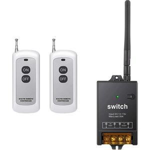 장거리 원격 리모컨 스위치 무선 RF DC 12V 40A 릴레이 984FT