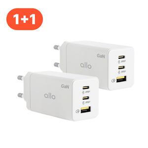 [2개] 알로코리아 라이트 GaN 65W PD PPS QC 4.0 멀티 초고속 충전기 UC365G