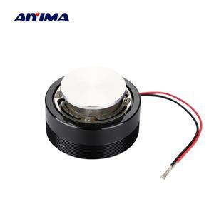 AIYIMA 1Pcs 전체 범위 진동 스피커 4 옴 8 20W 25W 공명 스피커베이스 오디오 휴대용 Altavoz 44MM 50MM