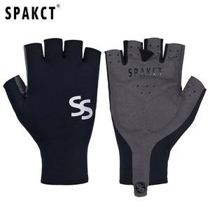 SPAKCT 남자 여자 사이클링 장갑 핑거리스 여름 MTB 자전거 자전거 장갑 오토바이 액세서리