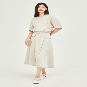 [JJ지고트]메탈 장식 아웃 포켓 스커트(GP5A0SKJ41)