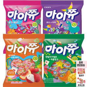 마이쮸 284g 딸기복숭아+포도사과+멜론망고+리치피치 / (각1개, 총4개)
