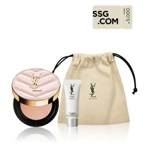 [입생로랑](강남점)[6월/SSG단독] 메쉬 핑크 쿠션 세트(+섬머 파우치+클렌저 10ml)