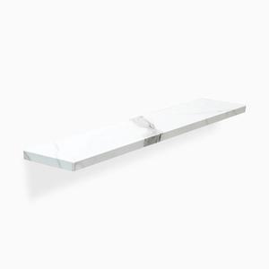 벨리카 대리석 패턴 무지주 일자 선반 900 욕실 수납정리대 화장실 무선반
