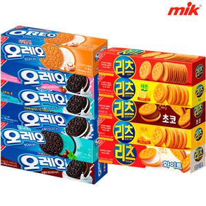 오레오 화이트 외 전제품 100g x 8개/4+4 외 골라담기 [초코/화이트/쿠키/딸기/민트/리츠/과자]