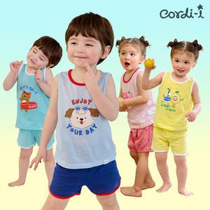 [코디아이] 유아 아동 봄,여름 나시/반팔/칠부/내의/실내복/상하복/셋업/수면조끼