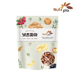 넛츠피아 껍질 째 구운 통 캐슈넛 200g 볶은 볶음 견과류 캐슈너트