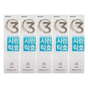 엘지 페리오 치약 시린탁효 후레쉬 120g 5개