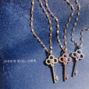 [써지컬스틸] 리미티드 열쇠 목걸이 (여리체인!)