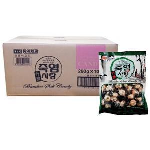 동아제과 죽염사탕 280g 10봉 (1박스)