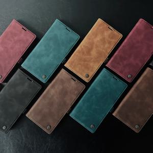 갤럭시 s25 s25플러스 s25울트라 s24케이스 오마이정품 레트로  마그네틱 버클 가죽 카드 지갑 케이스