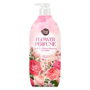 애경 샤워메이트 핑크 플라워 퍼퓸 바디워시 900ml 1개