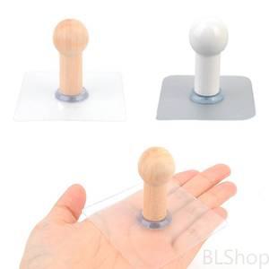 부착식 원목 우드 나무 벽 열쇠 책가방 모자 걸이 후크 1P