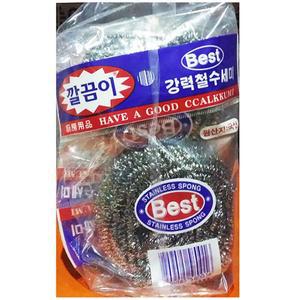 주방 철수세미 깔끔이 35g X25개 주방용 수세미 업소용