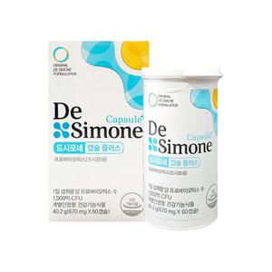 드시모네 캡슐 유산균 540mg x 60캡슐 x 1박스 /An  드시모네 캡슐 플러스