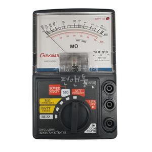 태광 아날로그 절연저항계 TKM-910 500V 누전 테스터기 저항 전기 테스타