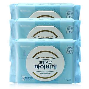 크리넥스 마이비데 물티슈 캡형 46매 x3개