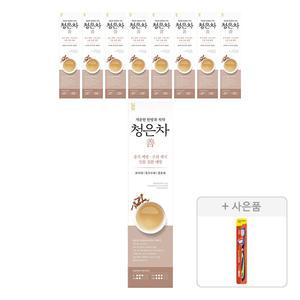 2080 청은차 선 치약, 120g, 9개 + 증정(토탈케어 칫솔, 일반모, 1개)