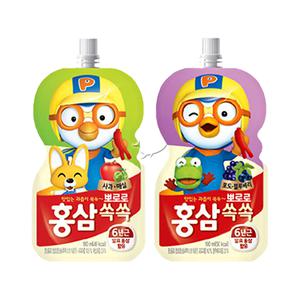[기타]뽀로로 홍삼쏙쏙 사과매실/ 10개+포도블루베리/ 10개 총20개