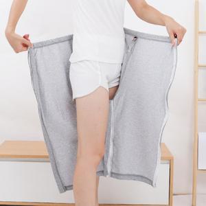 성인 환자 기저귀바지 지퍼 반바지 요양원 환복 노인 병원 소변패드