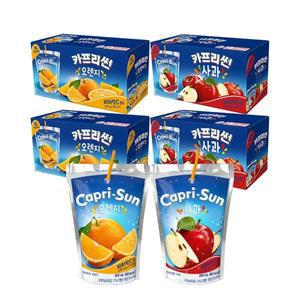 [기타]농심 카프리썬 200ml 오렌지 20개 + 사과 20개 총40개입