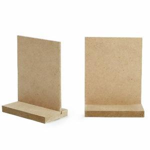 우드데코판 MDF엘자형 소)8.5cmx11cm 50개 자재