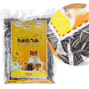 햄스터용 해바라기씨 먹이 기니피그 사료 밥 380g 고영양