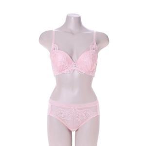 [갤러리아] [비비안]여성스런 패치자수 푸쉬업몰드브라 햄팬티세트(BR958A/BP958AP/LTPK)