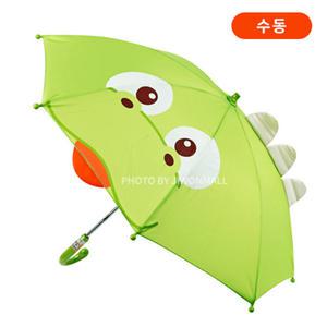 크롱 입체 40 수동우산 어린이 장 자동 우산 아동 유아 장마 3단 캐릭터 초등학생 투명