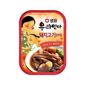 [장보기]샘표 우리엄마 돼지고기장조림 110g, 1개