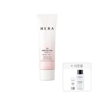 헤라 UV프로텍터 톤업 SPF50+PA4+, 50ml, 1개 + 증정  딥 클렌징 오일, 50ml, 1개 + UV프로텍터 익스트림포스 레포츠 SPF50, 15ml, 1개 )