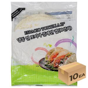 1박스) 에스파씨오 냉동 밀또띠아 10인치 70g x 12장 x 10개입