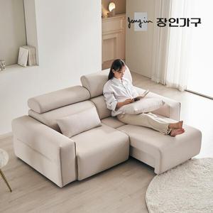 장인가구 조디 3인용 제로월 전동 슬라이딩 리클라이너 확장형 패브릭 모션 소파