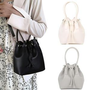국산 센스감각 여성가방 가죽 버킷백 bucket tote bag