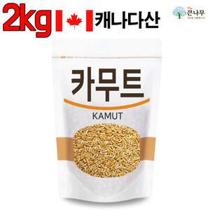The큰나무 캐나다산 오리지널 카무트 쌀 2kgx1팩~ 발아 카무트 용