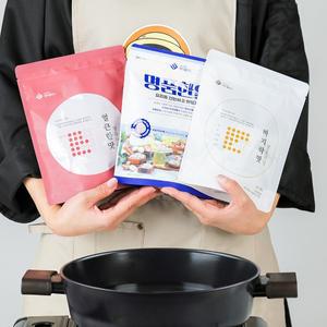 [전라도 청년] 자연재료를 한 알에 명품한알 코인육수 3종 세트 1+1+1팩