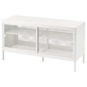 [이케아] MACKAPAR 마카페르 수납벤치+미닫이도어 100x37cm/신발장/티비장/수납장
