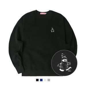 SMALL x MAN 오버핏 기모 맨투맨 (GOM4-5HV046)