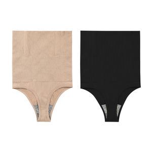 파워 하이웨스트 티팬티 뱃살 똥배 복부 허리 보정 거들 여성 T팬티 속옷