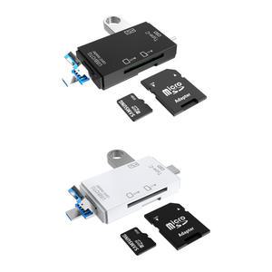 SD TF USB 2.0 C타입 블랙박스 휴대폰 PC 멀티 리더기 C-OTG3