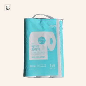 애터미 화장지 4D 3겹 집들이 이사 선물 두루마리 휴지 15롤 1개