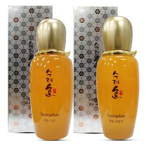 수려한 화윤 2종(스킨 80ml+로션 80ml)/한방화장품/보습+주름 EQ